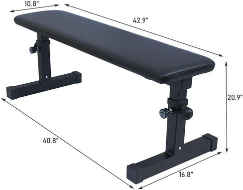 Flat Weight Bench - Home Dumbbell Stool for Fitness & Strength Training in Saudi Arabia