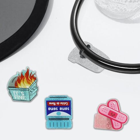 9 قطع من سحر سماعة الطبيب، إكسسوارات سماعة الطبيب للممرضات، سحر سماعة الطبيب الشخصية، زخارف سحرية فريدة من نوعها، علامة سماعة الطبيب، ملحقات سماعة الطبيب المتوافقة in Kuwait