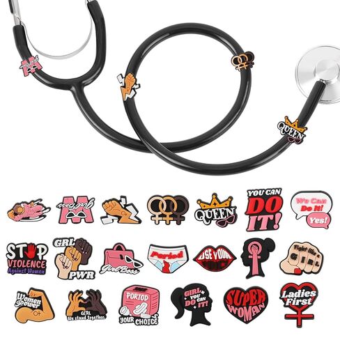 Stethoscope Charms Tag for Nurse - 18Pcs Dumpster Fire Theme Stethoscopes Soft Rubber Pendants for Nurses Doctors PEDS Vet Medical Workers, Gift for Nursing Students in Saudi Arabia