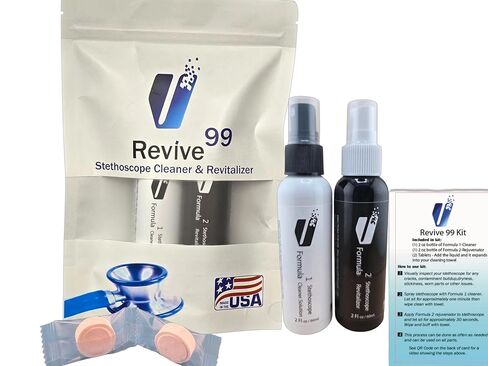 سماعة الطبيب Revive99 الخالية من الكحول والعناية بالأدوات ومنظف ومنشط in Saudi Arabia