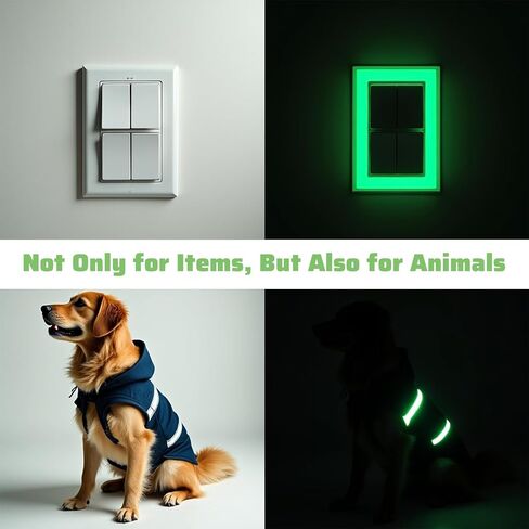 TIESOME Neon Reflective Tape 0.4In x 26 Feet, Safety Warning Glow in The Dark Tape High Viscosity Waterproof Durable Lasting Outdoor DOT Auto Stickers for Bikes Trailers Trucks(Fluorescent) in Saudi Arabia