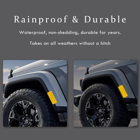 20 Pack Reflective Stickers, Waterproof Reflective Tape for Car, Bike, Helmet, Mailbox, Trailer - High Visibility Safety Strips for Trucks, Motorcycles, Luggage, Outdoor Gear (1.18 x 3.15 Inch Random） in Saudi Arabia