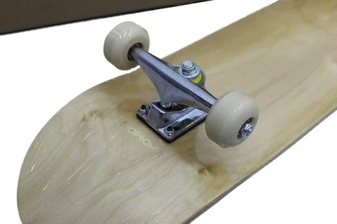 Runner Sports Complete Full Size Standard Maple Deck Skateboard (Natural Wood) in Saudi Arabia