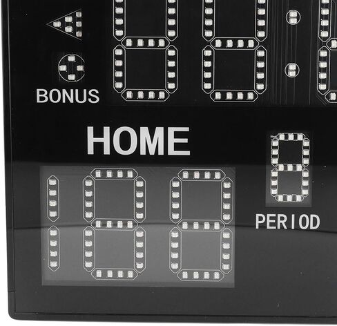 11 Digits LED Scoreboard Electronic Tabletop Score Keeper High Brightness Portable Lightweight Remote Control for Basketball Volleyball Wrestling Indoor Sports Game Training in Saudi Arabia