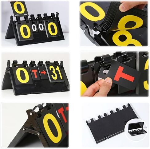 لوحة نتائج قلابة، حافظة نقاط كرة القدم على الطاولة لكرة السلة بينج بونج، تصميم قاعدة مثلثة مقاومة للماء in Kuwait