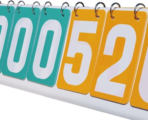 لوحة تسجيل الأرقام القابلة للطي المكونة من 6 أرقام لكرة الطائرة وكرة القدم والتنس in Kuwait