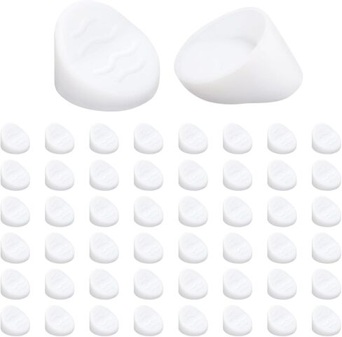 50 قطعة من سدادات إطار باب الدخول بقطر 5/16 بوصة × 1/4 بوصة متوافقة مع إطار الانعكاس ODL/الغربي، وسدادات ثقب المسمار لإطار نافذة الأبواب، وغطاء قابس ثقب المسمار الأبيض من السيليكون in Kuwait