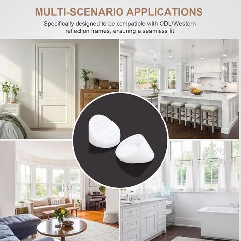 50 قطعة من سدادات إطار باب الدخول بقطر 5/16 بوصة × 1/4 بوصة متوافقة مع إطار الانعكاس ODL/الغربي، وسدادات ثقب المسمار لإطار نافذة الأبواب، وغطاء قابس ثقب المسمار الأبيض من السيليكون in Kuwait