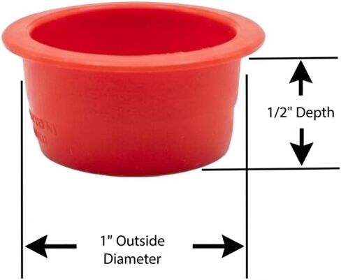 100 Fireworks Plastic Plugs End Caps For 1" Tubes in Kuwait