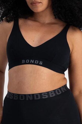 Bonds Bonds Women's Bralette Bra ، chafe قبالة Bralette ، Viscose/Bamboo الرطوبة حمالة صدر غطس للنساء in Saudi Arabia