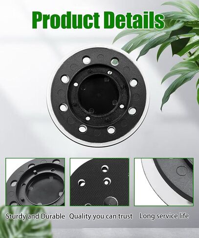 قطعتان من وسادة الصنفرة البديلة 492280 ETS 125 Eq صلبة 125 مم 5 بوصة، متوافقة مع وسادة الصنفرة Festool ETS 125، ES 125، ETSC 125 in Kuwait