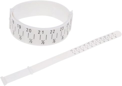 Gadpiparty 2Pcs Bracelet Measuring Ring Accurate Bangle Gauge Tool for Wrist Measurement Durable White Bracelet Measuring Tool for Jewelry Making and Sizing in Saudi Arabia