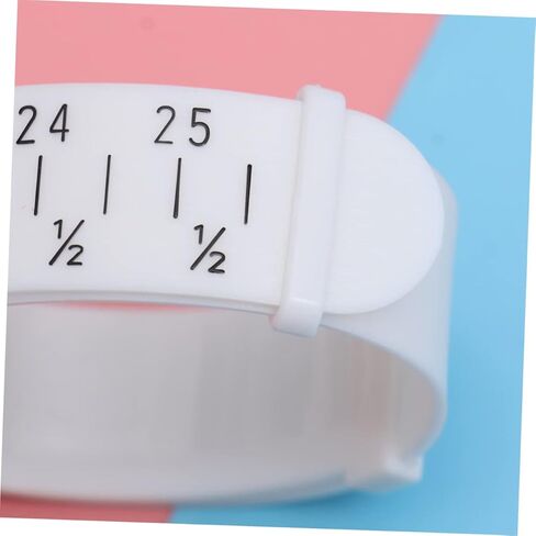 Gadpiparty 2Pcs Bracelet Measuring Ring Accurate Bangle Gauge Tool for Wrist Measurement Durable White Bracelet Measuring Tool for Jewelry Making and Sizing in Saudi Arabia