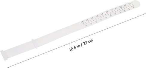 Gadpiparty 2Pcs Bracelet Measuring Ring Accurate Bangle Gauge Tool for Wrist Measurement Durable White Bracelet Measuring Tool for Jewelry Making and Sizing in Saudi Arabia