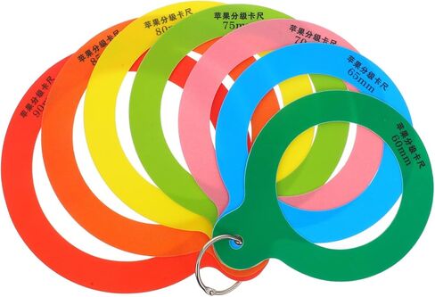 PRETYZOOM Fruit Diameter Measuring Ring Adjustable Plastic Fruit Grading Tool Accurate Measurement Device Easy-to-Use Design in Saudi Arabia