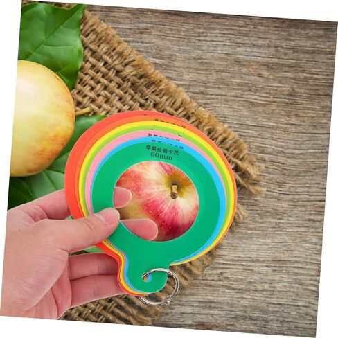 PRETYZOOM Fruit Diameter Measuring Ring Adjustable Plastic Fruit Grading Tool Accurate Measurement Device Easy-to-Use Design in Saudi Arabia