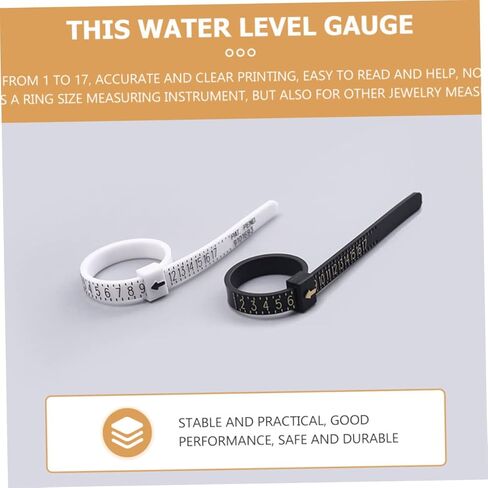 Angoily 10Pcs Finger Gauge Measuring Tools Accurate Ring Sizer Measurer for Jewelry Durable Reusable for Home DIY Professional Use in Saudi Arabia