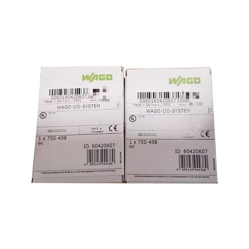 750-496 丨1pc 100% نظام الإدخال/الإخراج الجديد 750-496/750-498 وحدة PLC وحدة توصيل 8AI (750-496) in Saudi Arabia