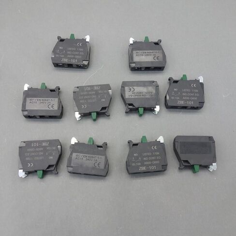 10 قطعة ZBE-101 لا يوجد كتلة اتصال مفتوحة عادية باللون الأخضر تناسب منتجات سلسلة XB4 XB5 in Kuwait