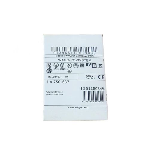 750-637丨1pc 100% New I/O-System 750-637 PLC Module 750-637/000-001 (750-637) in Saudi Arabia