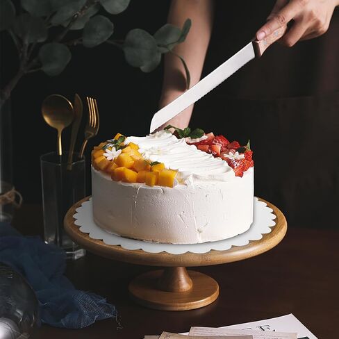 30 Pcs 8+10+12 inch White Cake Boards Round, 10 of Each Size, Food-Graded Cardboard, Waterproof and Oil-Proof, Sturdy Corrugated, Ideal for Baking, Cake DIY, Dessert and Craftin in Kuwait