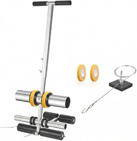 Court Line Tape Machine, Hand Pushed Basketball Court Line Striping Machine, Basketball Court Stencil Kit Width Adjustable, for Parking Lots, Driveway in Saudi Arabia