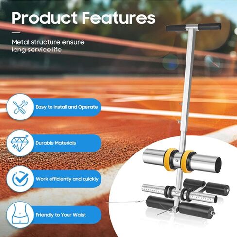 Court Line Tape Machine, Hand Pushed Basketball Court Line Striping Machine, Basketball Court Stencil Kit Width Adjustable, for Parking Lots, Driveway in Saudi Arabia