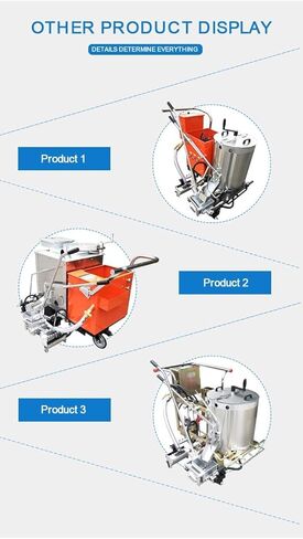Industrial Grade Hot Melt Vibration Road Marking Machine, Walk Behind Hand Push Line Striper with Adjustable Bead Spreader, Fast Heating Quick Drying,for High Speed Road Construction Zone Sports Field in Saudi Arabia