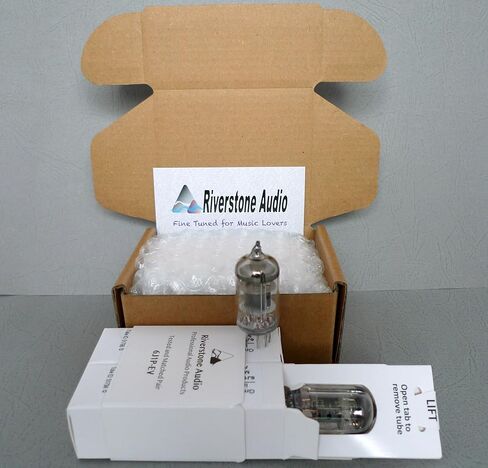 Riverstone Audio - أنابيب تفريغ NOS ذات 7 سنون 6J1P-EV (6Ж1П-EB)، زوج واحد تم اختباره وتطابقه بالكامل (3% لـ IP وGm) - ترقية لـ 6J1 6J1P 6AK5 5654 EF95 403B - قطعتان 6J1P-EV (6Ж1П-ЕВ) 3% متطابقة in Kuwait