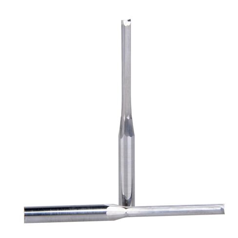 10pcs 3.175mm Straight Slot Bit Wood Cutter CNC Solid Carbide Two Double Flute Bits CNC Router Bits in Saudi Arabia