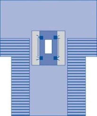 Medline Cardiovascular Surgical Drape with Pouches and Ties, Sterile, 104 Inches x 126 Inches x 77 Inches, Absorbent Reinforcement, Fenestration, Fluid-Collection Pouches, Case of 8 Each in Saudi Arabia