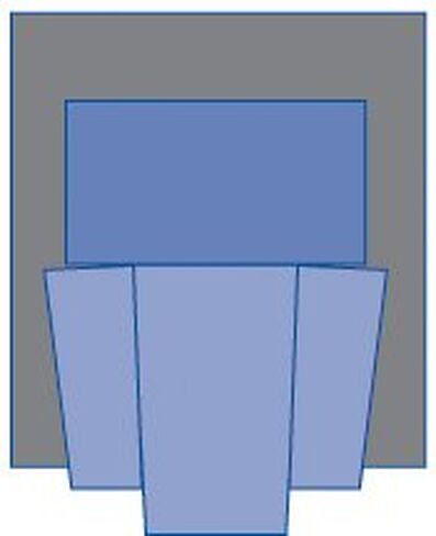 Medline Sterile Reinforced Overhead Surgical Table Cover with Extension, 80 Inches x 84 Inches, Absorbent Reinforcement, Case of 12 Each in Saudi Arabia