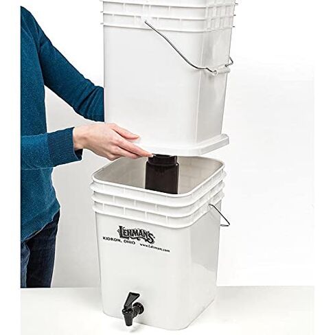 طقم نظام تنقية فلتر مياه دلو ليمان 24 جالونًا في اليوم in Kuwait