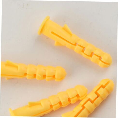DECHOUS 200pcs Self Drilling Ribbed Plastic Wall Expansion Anchors for Drywall Maintenance and High Tension Ribbed Wall Plugs for Secure Fixing Various Surfaces in Saudi Arabia