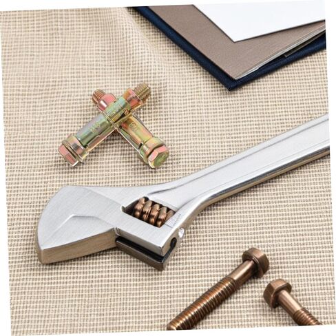 12Pcs Heavy Duty Shield Anchors Metal Expansion Screws for Concrete Brick Wall Construction Durable Fasteners with Enhanced Structural Integrity in Saudi Arabia