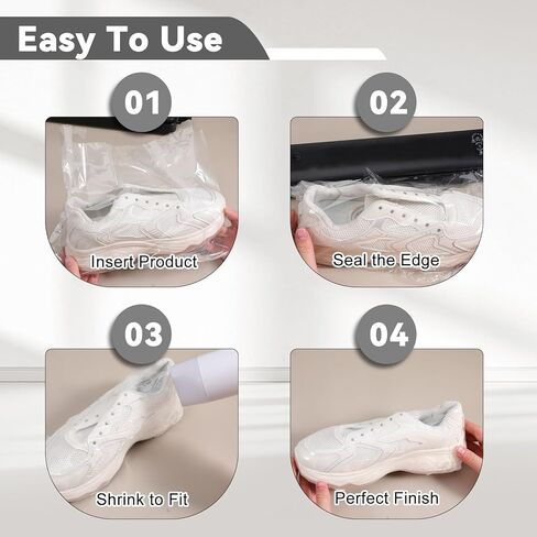 120 قطعة من أكياس التغليف المنكمش بالحرارة، مقاس 14×20 بوصة، أكياس تغليف قابلة للانكماش بالحرارة من مادة PVC الشفافة، غلاف صناعي من الدرجة الصناعية - أكياس شفافة لتزيين المتجر، سلال الهدايا، الأحذية، الجرار مشروع DIY in Kuwait