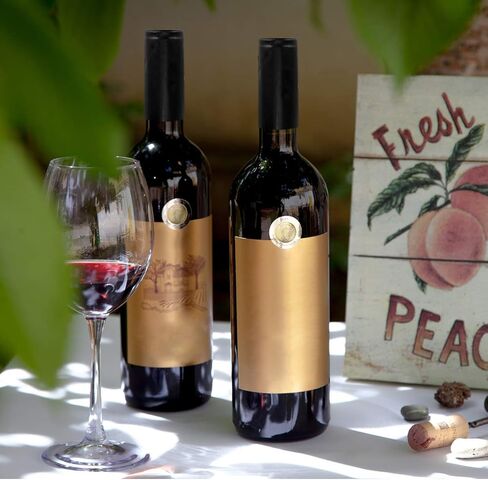 100Pcs Heat Shrink Wine Bottle Film - Black Pvc Shrink Capsules Top Seal Sleeves for Wine Bottling Home Restaurant Winery Wrapping in Saudi Arabia