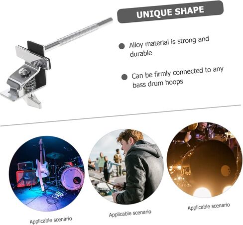 Cowbell Clamp for Drum Set Bass Drum Stand Cowbell Holder Percussion Mount in Saudi Arabia