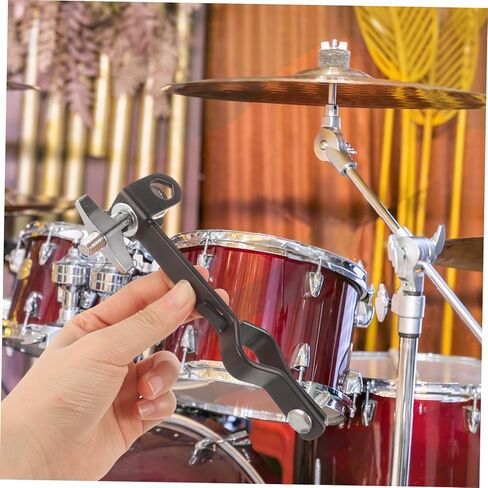 Toyvian Cow Bell Handle Drum Percussion Accessory Mounting Block Clamp for Easy Installation in Saudi Arabia