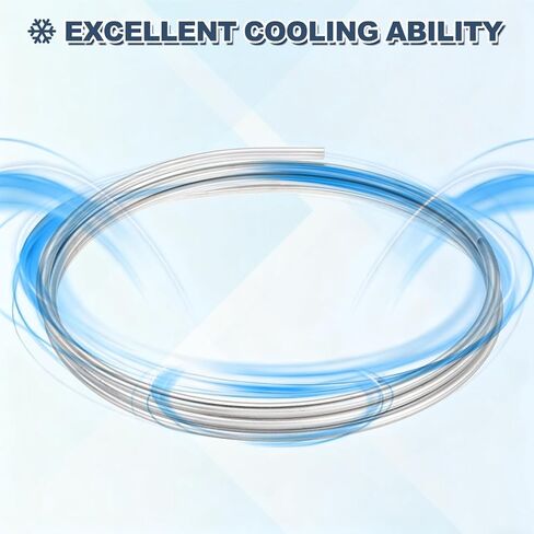 ملف أنابيب من الفولاذ المقاوم للصدأ uxcell، سمك جدار 1/32 بوصة، 1/2 بوصة OD × 15.75 قدم أنبوب لفائف من الفولاذ المقاوم للصدأ 304 صناعي، أنابيب معدنية ملحومة مرنة مستديرة، لون فضي in Kuwait