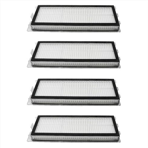 (4 قطع) قطع غيار فلتر HEPA لـ Roborock Qrevo MaxV، Qrevo S، Qrevo Plus، Qrevo Pro، Qrevo Curv/Curv S5X، Qrevo Edge/Edge S5A، QV 35A، QV 35S Robot المكانس الكهربائية، مرشحات عالية الكفاءة in Kuwait