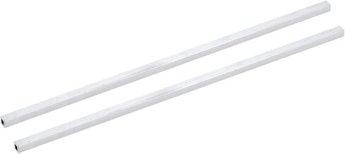 uxcell 2Pcs 1 3/8" 6063 Square Aluminum Tube, 35mm x 35mm x 1.5mm Wall Thickness 204mm/8" Aluminum Industrial Straight Tube, Seamless Metal Tubing for Construction DIY Home Furniture in Saudi Arabia
