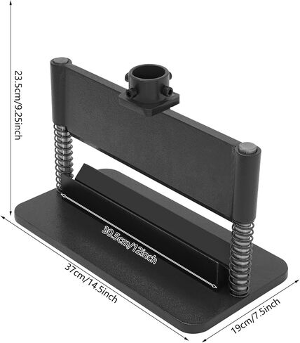 طقم ملحقات مكبس هيدروليكي معدني عالي التحمل مقاس 12 بوصة لمكابس متجر هيدروليكية قياسية 12/20 طن، تصميم زنبركي مزدوج (أسود/أزرق/أحمر) in Kuwait