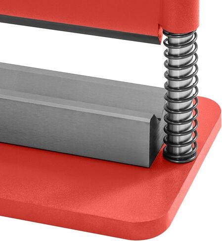 طقم ملحقات مكابس الضغط الهيدروليكي مقاس 12 بوصة من الفولاذ عالي التحمل لمكابس المتاجر الهيدروليكية القياسية 12/20 طن، تصميم زنبركي مزدوج، أحمر in Kuwait