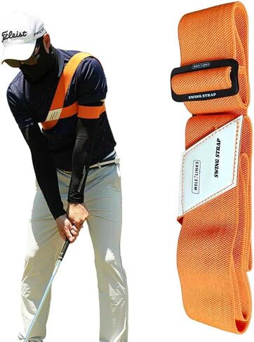 مدرب قبضة الجولف | أداة تدريب على أرجوحة الجولف لممارسة معصم الجولف، لعبة الجولف المنزلقة للمبتدئين في رياضة الجولف لتحسين ثبات التأرجح، ملحقات ذراع تصحيح تأرجح الجولف in Kuwait