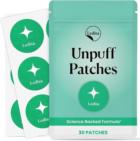 Unpuff Patches | with Dandelion & Ginger | for Bloating, Water Retention & Digestion | 30 Days Supply in Saudi Arabia