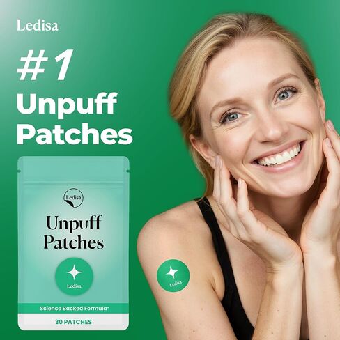 Unpuff Patches | with Dandelion & Ginger | for Bloating, Water Retention & Digestion | 30 Days Supply in Saudi Arabia