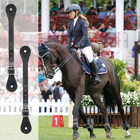 نتوءات رعاة البقر الغربية، مقترنة بحزام مهماز مكون من 6 فتحات، وأشرطة جلدية من الفولاذ المقاوم للصدأ، ترس قابل للدوران، ركوب الخيل الفروسية للرجال والنساء in Kuwait