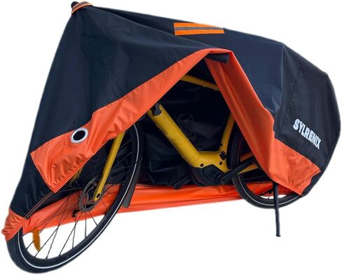 Waterproof E-Bike Cover, 420D Heavy Duty, Windproof, PU Coated, Compatible with Aventon Level 3, Velotric Discover 3 & Specialized Turbo Vado, up to 29"/700C in Saudi Arabia