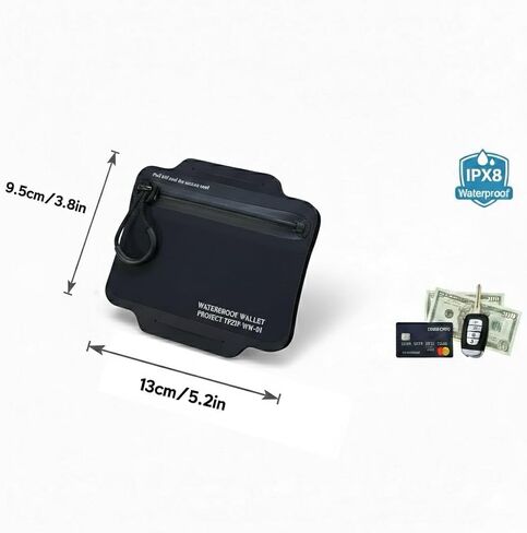 Waterproof Wallet with Hypalon TPU Composite & TOPAZ Submersible Wallet Protection for Keys, Cards in Kuwait
